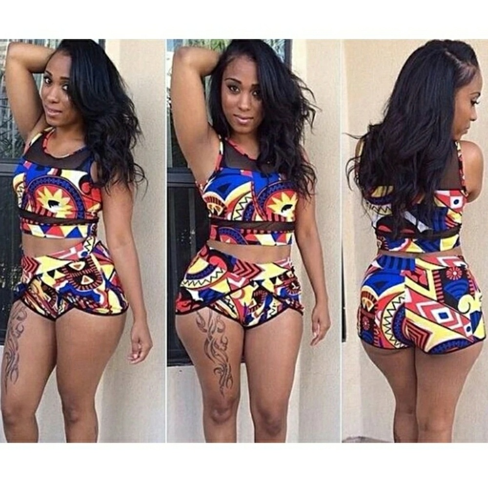 🔥💥😎😲plus size XXL  tankini gold ear cuff combo
